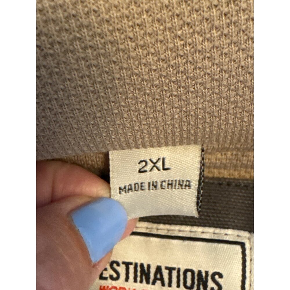 Destinations Workwear Canvas Jacket Thermal Quarry Lined Men's 2XL Hooded - Picture 4 of 11